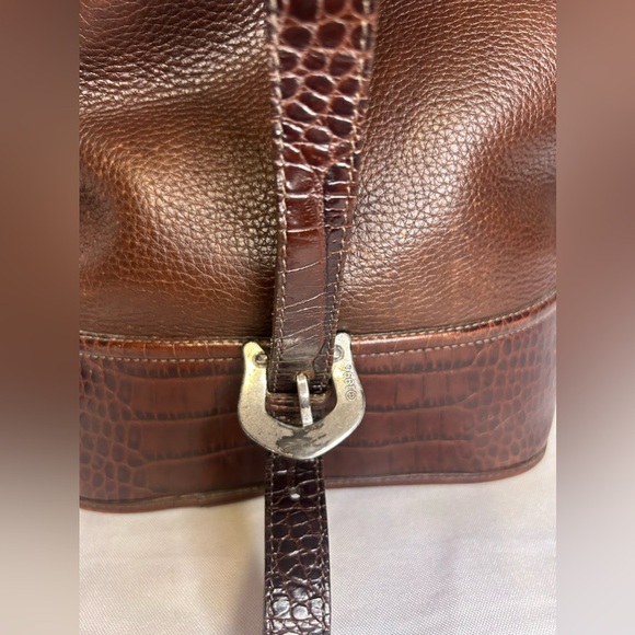 Brighton Brown Leather Shoulder Bag 1996 - Picture 6 of 8